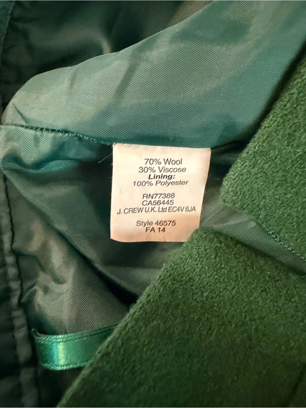 J. Crew Wool Green Women's Pencil Skirt - Classic Workwear